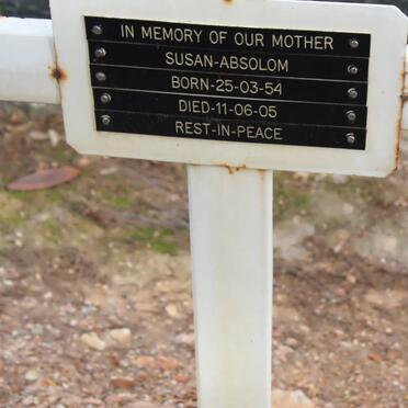 ABSOLOM Susan 1954-2005