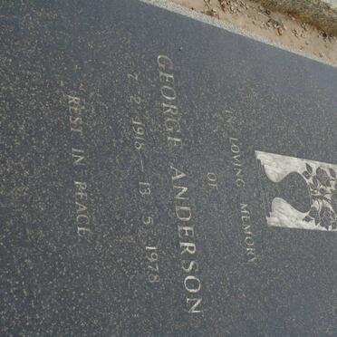 ANDERSON George 1918-1978