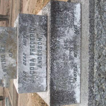 ANDERSON Jacoba Frederica 1881-1934