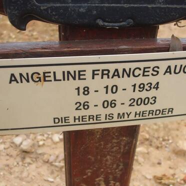 AUGUST Angeline Frances 1934-2003