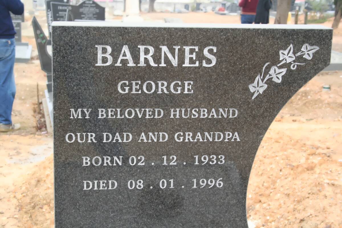 BARNES George 1933-1996