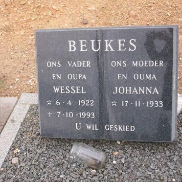 BEUKES Wessel 1922-1993 &amp; Johanna 1933-