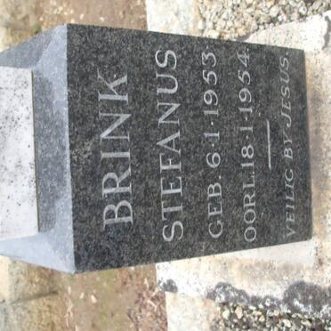 BRINK Stefanus 1953-1954