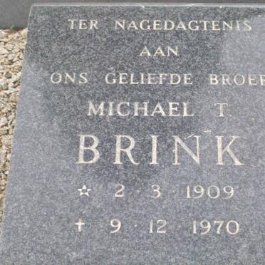 BRINK Michael T. 1909-1970