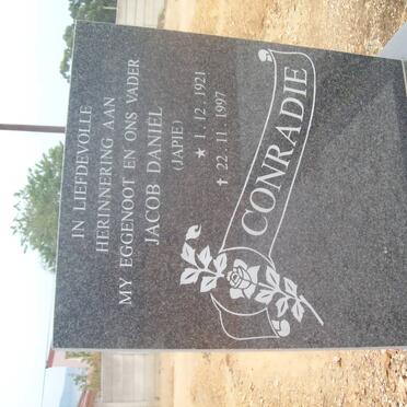 CONRADIE Jacob Daniel 1921-1997