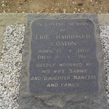 COATON Eric Harrower 1907-1967