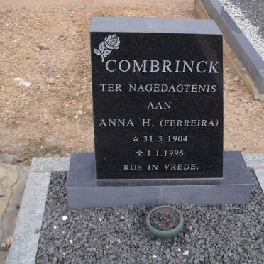 COMBRINCK Anna H. nee FERREIRA 1904-1996