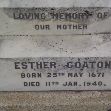 COATON Esther 1871-1940