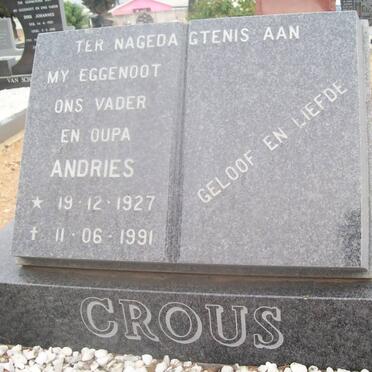 CROUS Andries 1927-1991