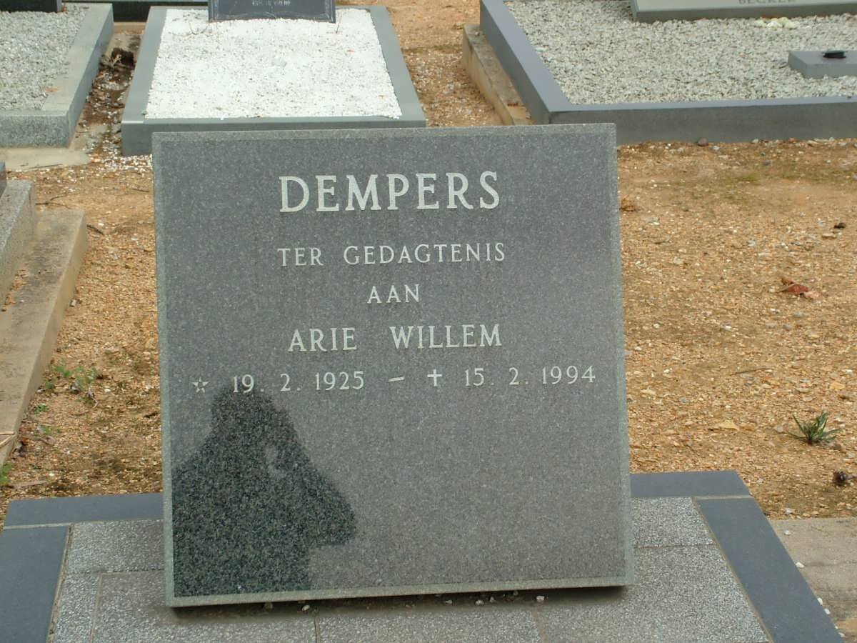 DEMPERS Arie Willem 1925-1994