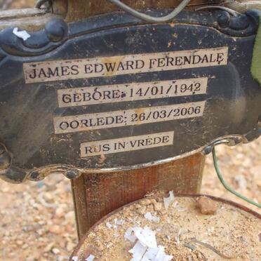 FERENDALE James Edward 1942-2006