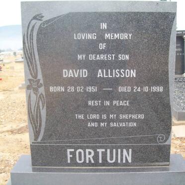 FORTUIN David Allisson 1951-1998