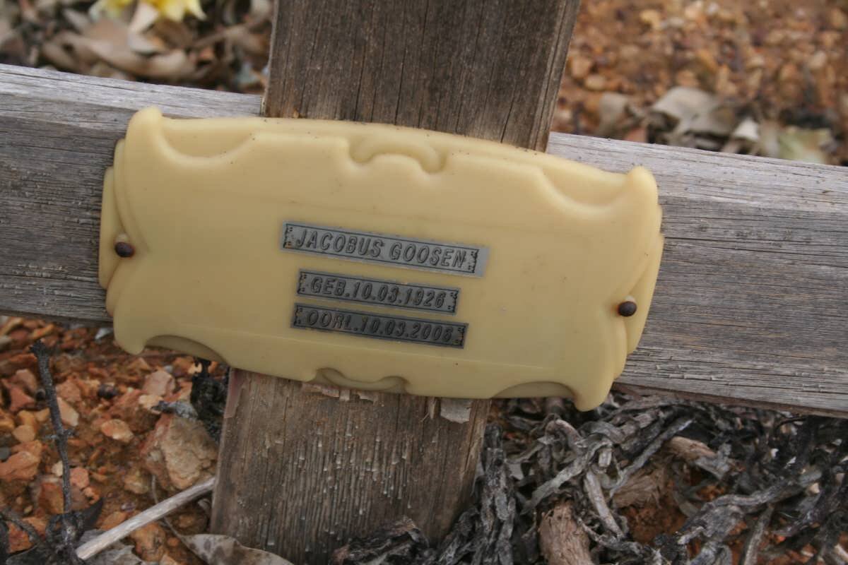 GOOSEN Jacobus 1926-2006