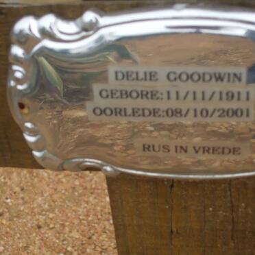 GOODWIN Delie 1911-2001
