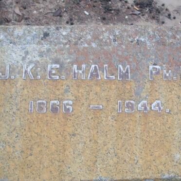 HALM J.K.E. 1866-1944