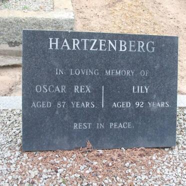HARTZENBERG Oscar Rex &amp; Lily