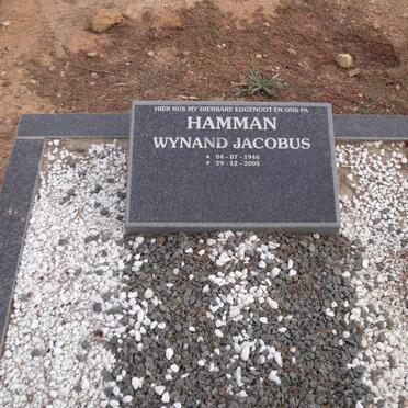 HAMMAN Wynand Jacobus 1946-2005