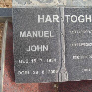 HARTOGH Manuel John 1934-2006