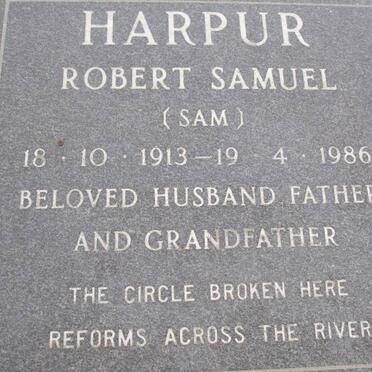 HARPUR Robert Samuel 1913-1986