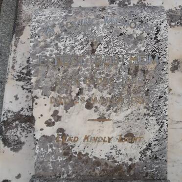 HEIM Ernest 1882-1935