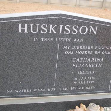 HUSKISSON Catharina Elizabeth 1936-1999