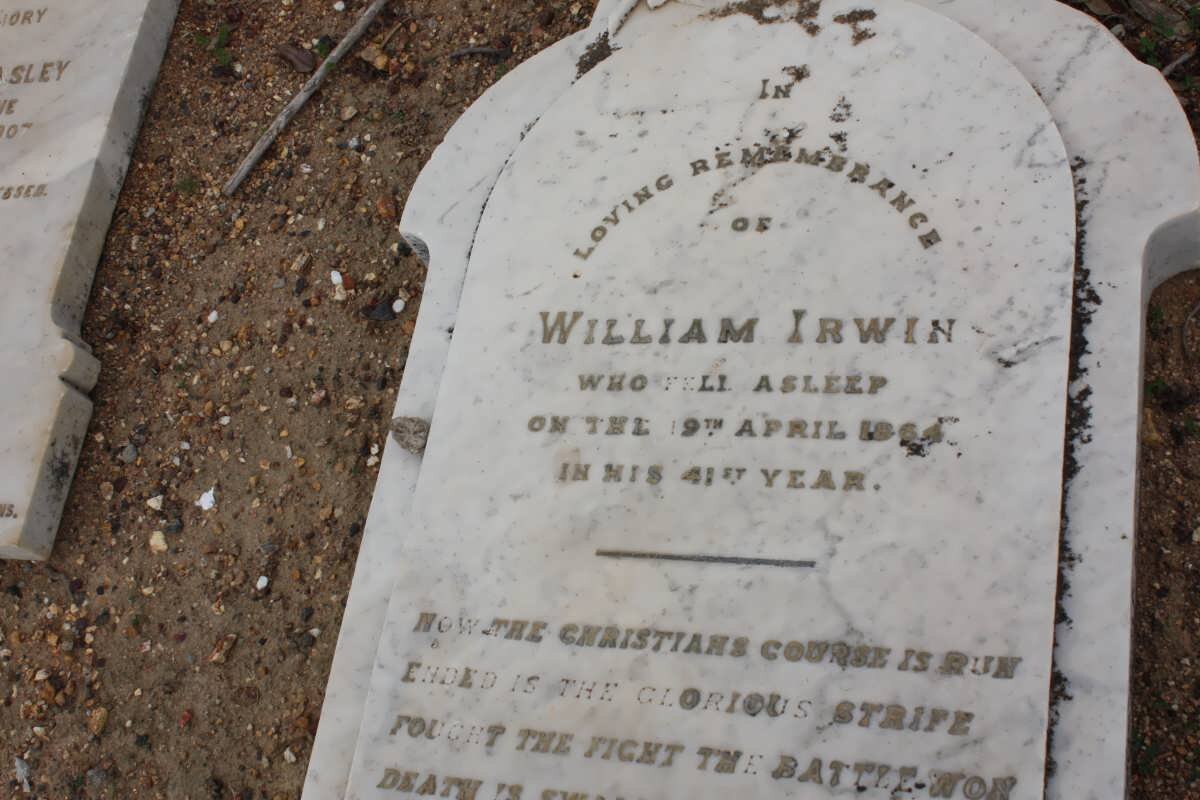 IRWIN William -1864