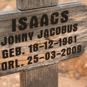 ISAACS Johny Jacobus 1961-2009