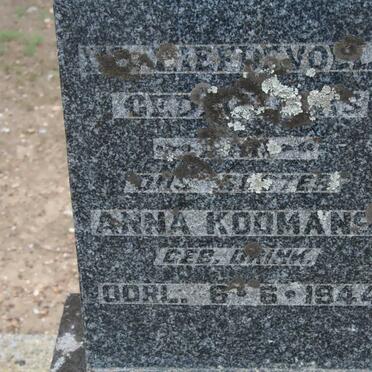 KOOMANS Anna nee BRINK -1944