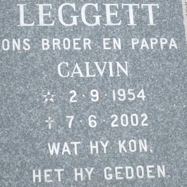 LEGGETT Calvin 1954-2002