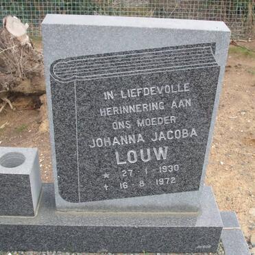 LOUW Johanna Jacoba 1930-1972