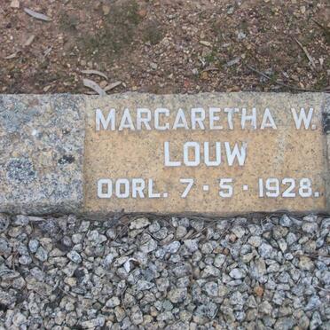 LOUW Margaretha W. -1928