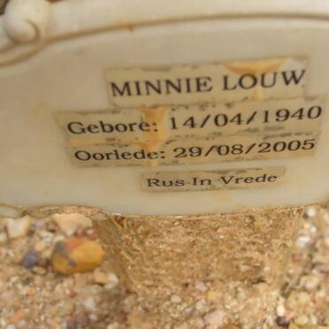 LOUW Minnie 1940-2005