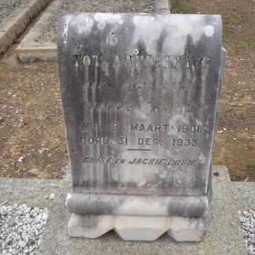 LOUW Katie 1901-1933