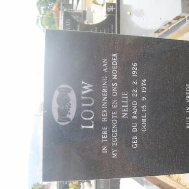 LOUW Nellie nee DU RAND 1926-1974