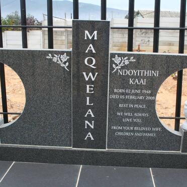MAQWELANA Ndoyithini Kaai 1948-2008