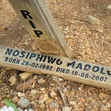 MADOLO Nosiphiwo 1992-2007