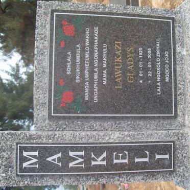 MAMKELI Lawukazi Gladys 1925-2005