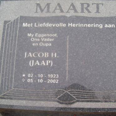 MAART Jacob H. 1923-2002