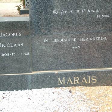 MARAIS Jacobus Nicolaas 1908-1968