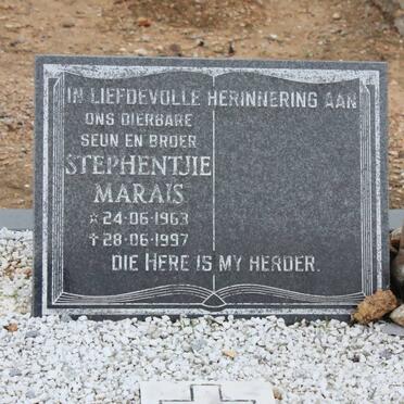 MARAIS Stephentjie 1963-1997