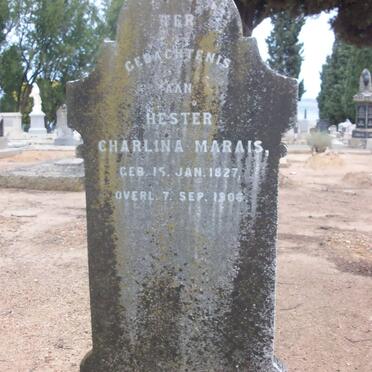 MARAIS Hester Charlina 1827-190?