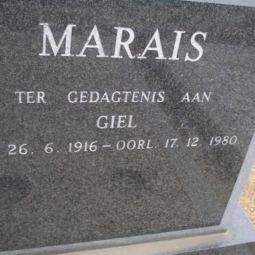 MARAIS Giel 1916-1980
