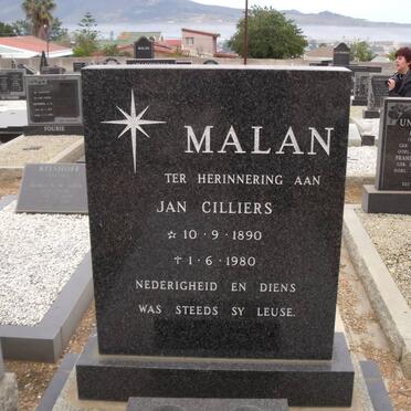MALAN Jan Cilliers 1890-1980