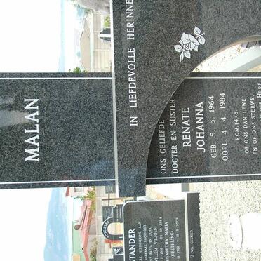 MALAN Renaté Johanna 1964-1984