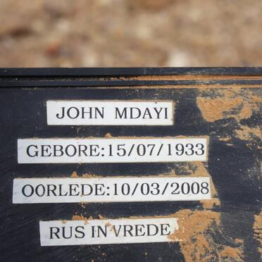 MDAYI John 1933-2008