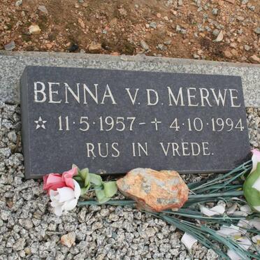 MERWE Benna, v.d. 1957-1994