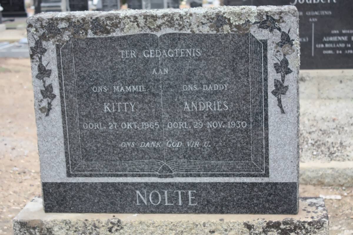 NOLTE Andries -1930 &amp; Kitty -1965