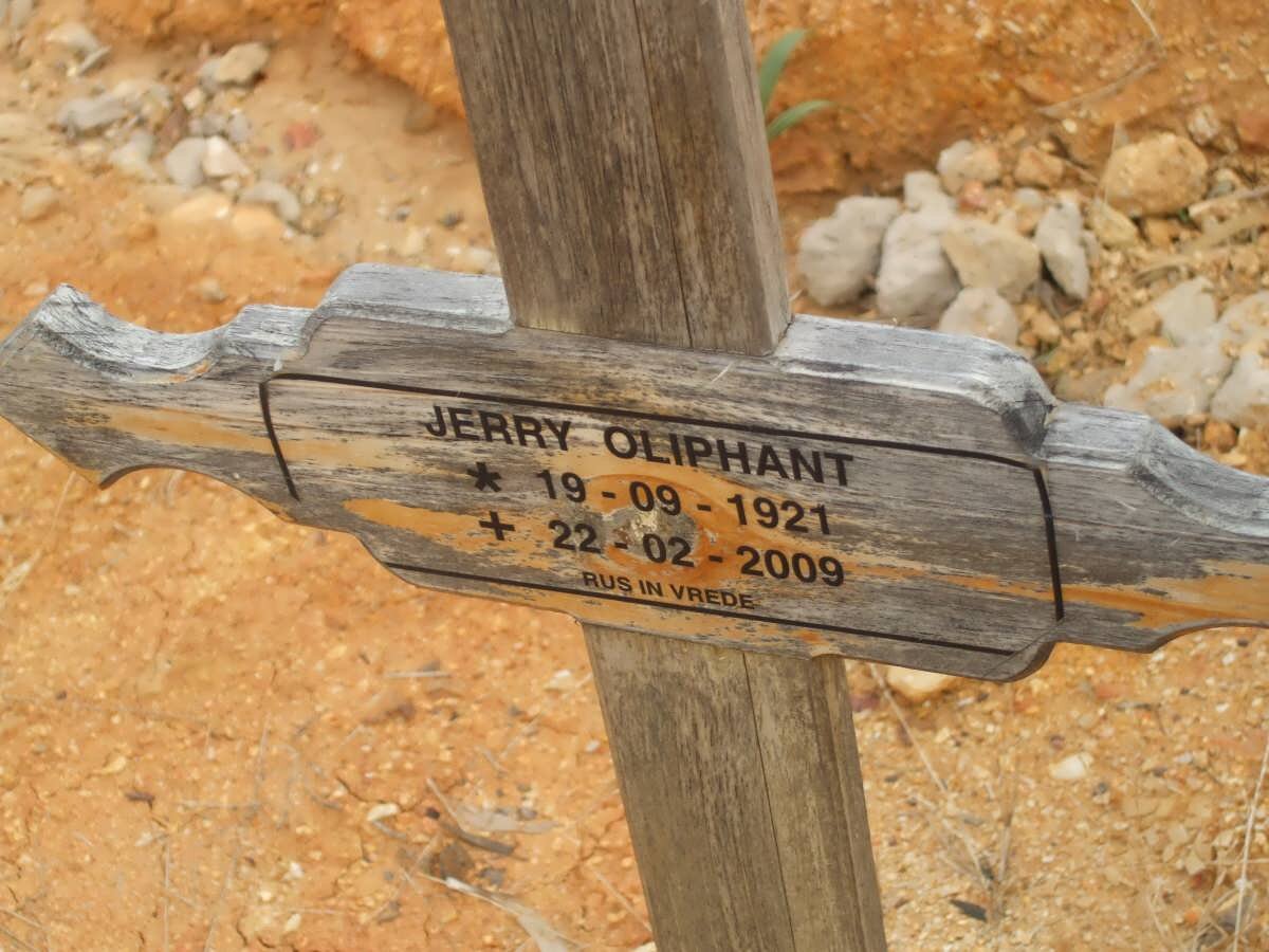 OLIPHANT Jerry 1921-2009