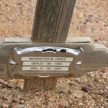 OWIES Magrietha M. 1934-2007