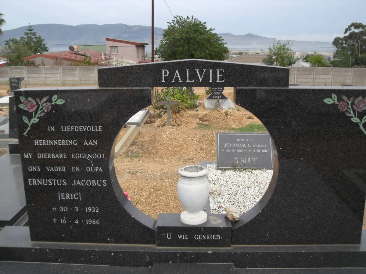 PALVIE Ernustus Jacobus 1932-1986